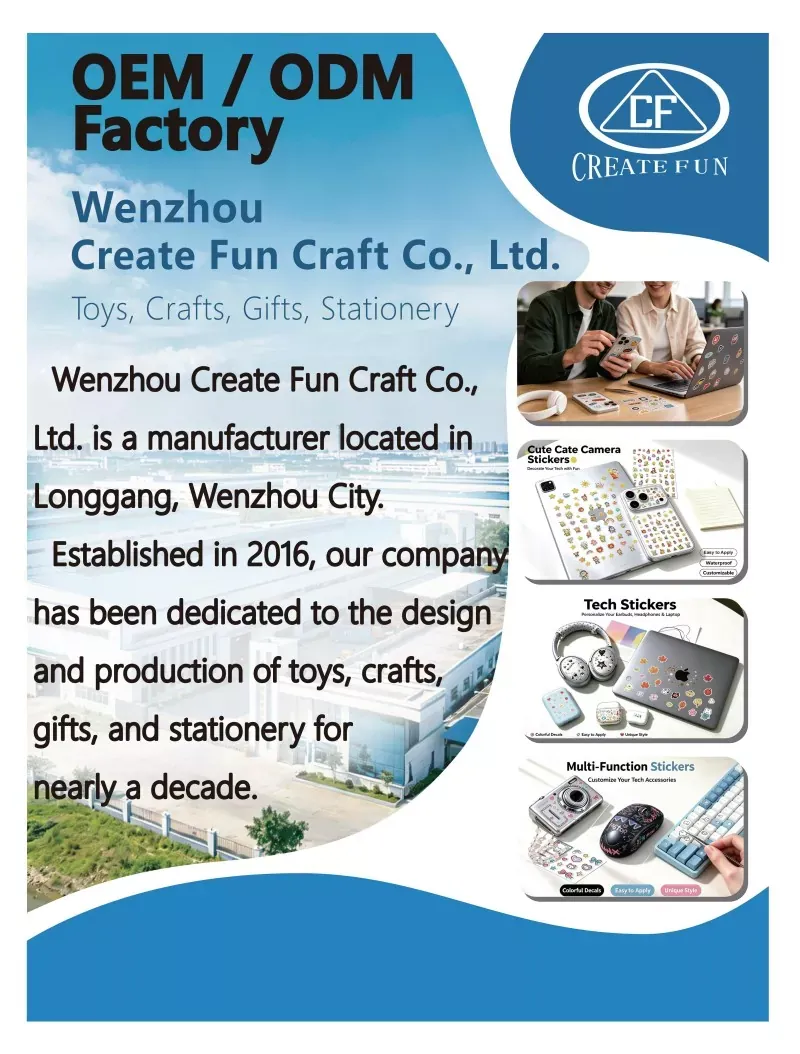 Компания Wenzhou Create Fun Craft Co., Ltd. блистает на Всемирной выставке: десятилетие инноваций в области индивидуальных наклеек и игрушек, сделанных своими руками